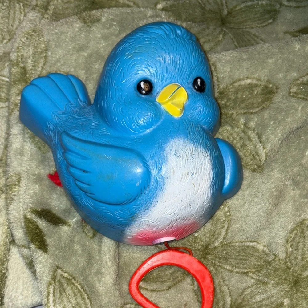 Fisher-Price Blue and White Bird Toy